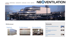 Desktop Screenshot of nbventilation.dk