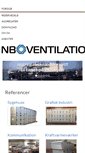 Mobile Screenshot of nbventilation.dk